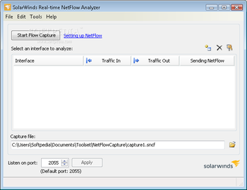 Real-time NetFlow Analyzer screenshot