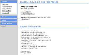 RealChat Software screenshot 2