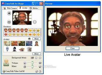 Reallusion CrazyTalk for Skype Media Edition screenshot 3