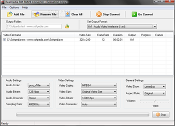 Realmedia RM RMVB Converter screenshot