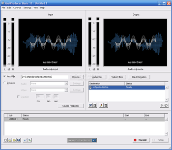RealProducer Basic screenshot