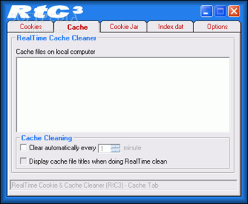RealTime Cookie & Cache Cleaner screenshot 2