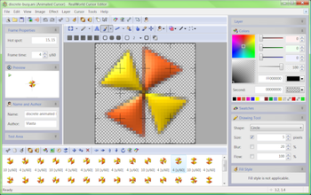 RealWorld Cursor Editor Portable screenshot 3
