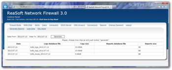 ReaSoft Network Firewall screenshot 9
