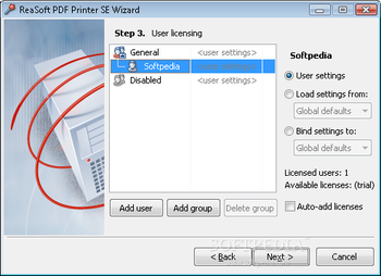 ReaSoft PDF Printer Server Edition screenshot 3