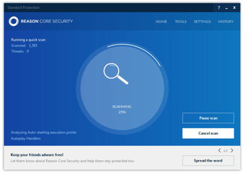 Reason Core Security screenshot
