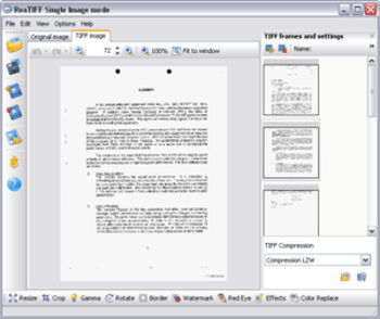 ReaTIFF - Image converter to TIFF screenshot 2
