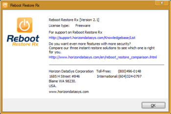 Reboot Restore Rx screenshot 2