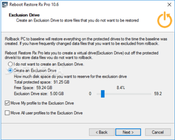 Reboot Restore Rx Pro (formerly Drive Vaccine) screenshot 5