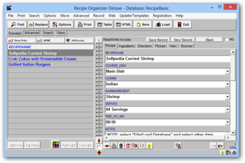 Recipe Organizer Deluxe screenshot 3