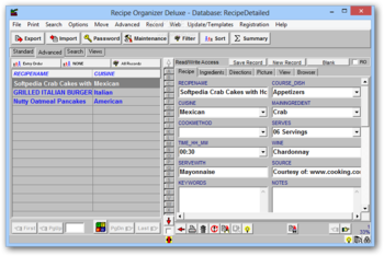 Recipe Organizer Deluxe screenshot 4