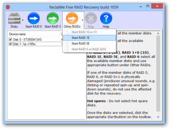 ReclaiMe Free RAID Recovery screenshot 2