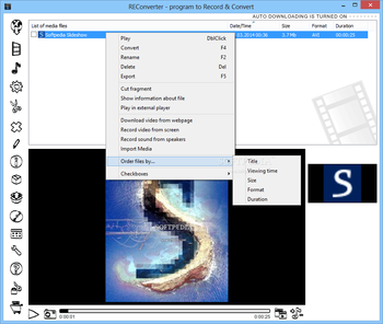 REConverter screenshot 2