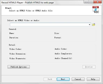 Recool HTML5 Player screenshot