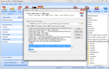 Recool SWF to HTML5 Converter screenshot 4