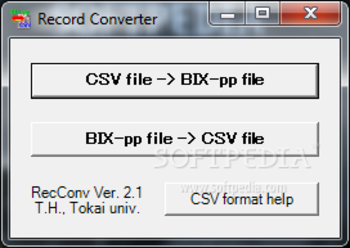 Record Converter screenshot