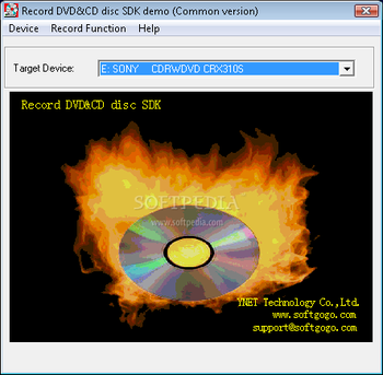 Record DVD&CD SDK screenshot