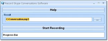 Record Skype Conversations Software screenshot