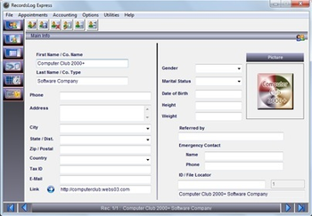 RecordsLog Express screenshot