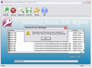 Recover Access Database Tool screenshot 2
