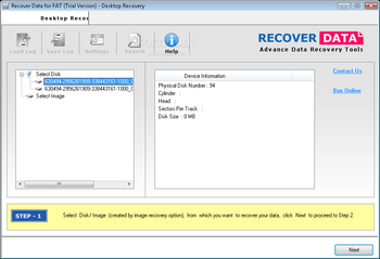 Recover Data for FAT screenshot