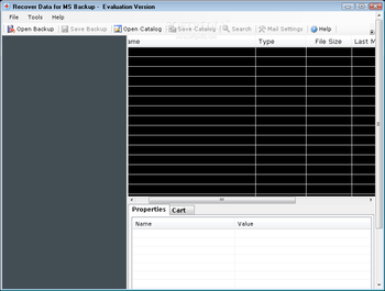 Recover Data for MS Backup screenshot