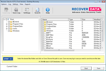 Recover Data for NTFS screenshot 4