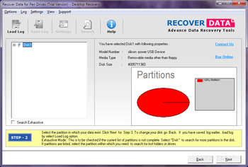 Recover Data for Pen Drives screenshot 2