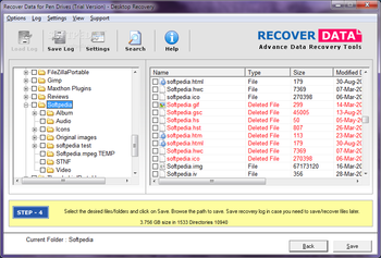 Recover Data for Pen Drives screenshot 3