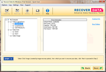 Recover Data for Windows screenshot 2