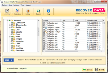 Recover Data for Windows screenshot 3
