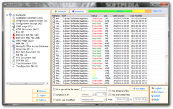 Recover Files screenshot