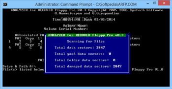 RECOVER Fixed/Floppy Disk FAT32/16/12 screenshot 2