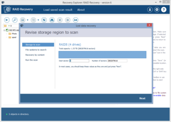 Recovery Explorer RAID screenshot 4