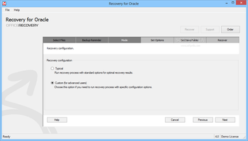Recovery for Oracle screenshot 4