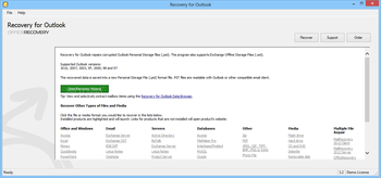 Recovery for Outlook screenshot 4