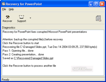 Recovery for PowerPoint screenshot 2