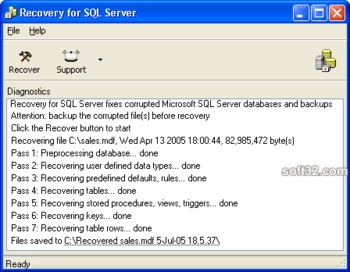 Recovery for SQL Server screenshot 2