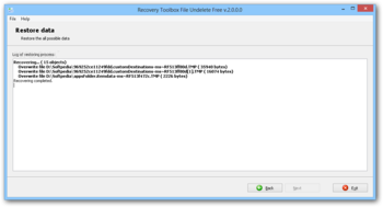 Recovery Toolbox File Undelete Free screenshot 4