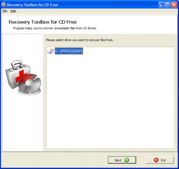 Recovery Toolbox for CD Free screenshot