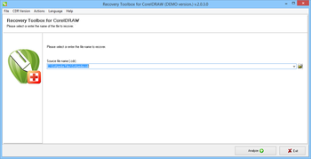 Recovery Toolbox for CorelDraw screenshot