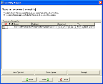 Recovery Toolbox for Outlook Express screenshot 4