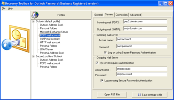 Recovery Toolbox for Outlook Password screenshot 4