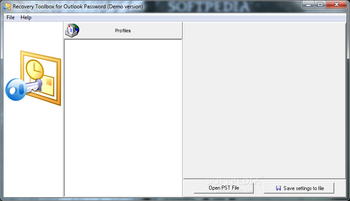 Recovery ToolBox for Outlook Password screenshot