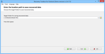 Recovery ToolBox for Outlook screenshot 4