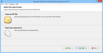 Recovery ToolBox for Outlook screenshot 5