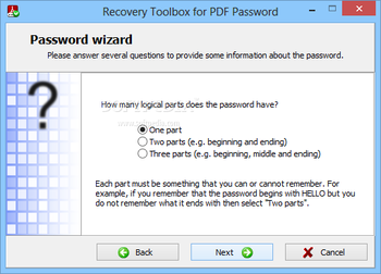 Recovery Toolbox for PDF Password screenshot 3