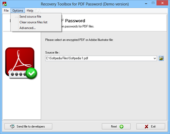 Recovery Toolbox for PDF Password screenshot 7