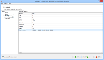 Recovery Toolbox for Photoshop screenshot 5