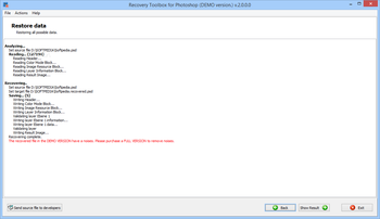 Recovery Toolbox for Photoshop screenshot 8